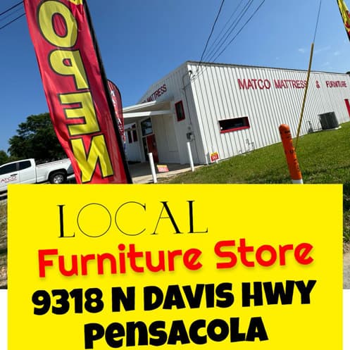 Inside our local Pensacola Furniture Store